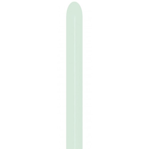 Latex modelleer ballon 10 stuks - pastel-green-630